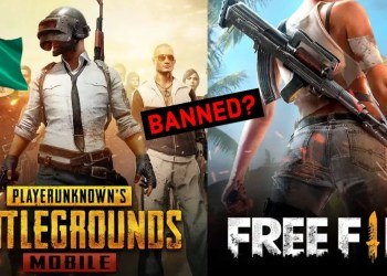 PUBG and free fire ban