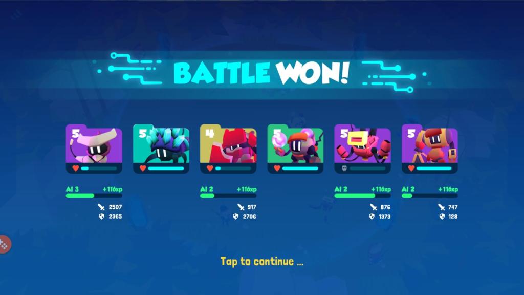 Winning Battles in Botworld Adventure