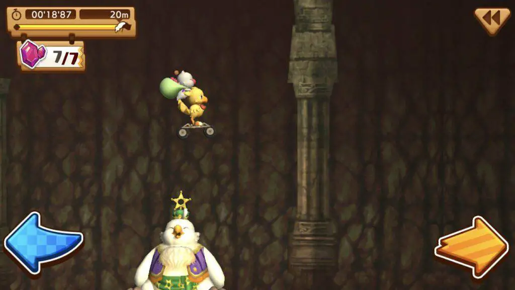 Gameplay screenshot of ChocoboGP