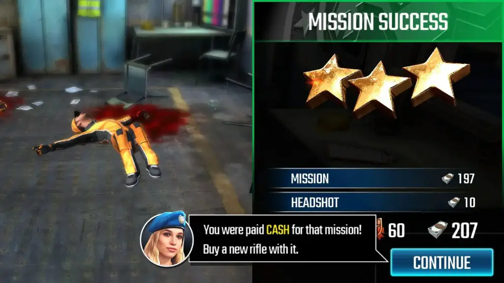 Sniper Strike FPS 3D mission Rewards