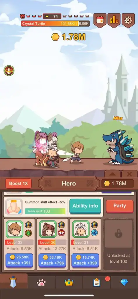 Click Chronicles Idle Hero tips