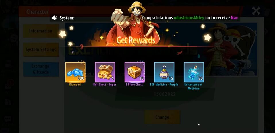 OPG Pirates Legend Codes Rewards