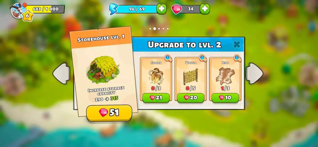 Family Island Farming game upgrades