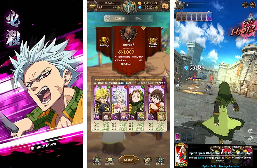 The Seven Deadly Sins Mobile Tips